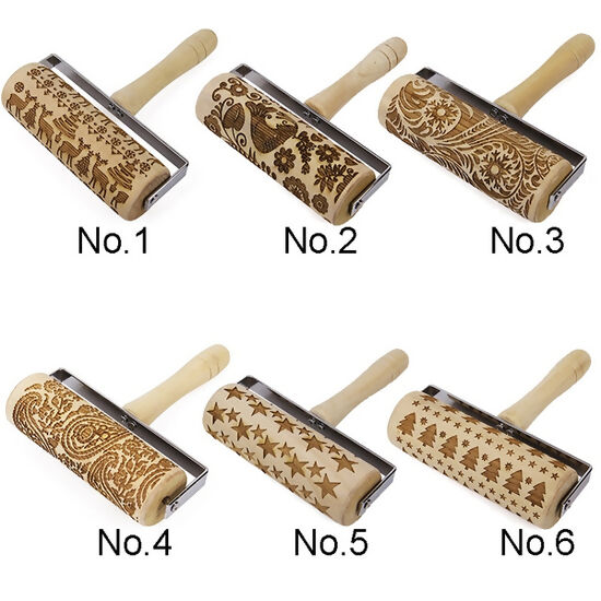 Rouleaux à pâtisserie gravés0